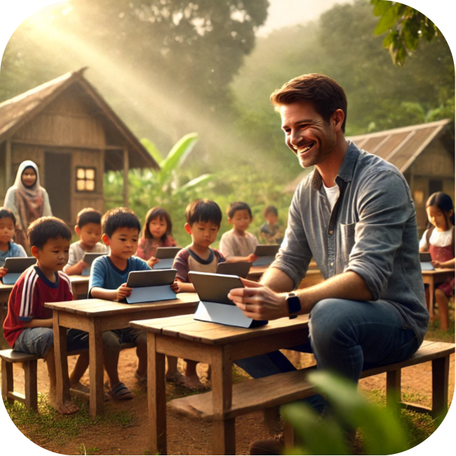 Children learning joyfully with AI mentors - Ada's Kids